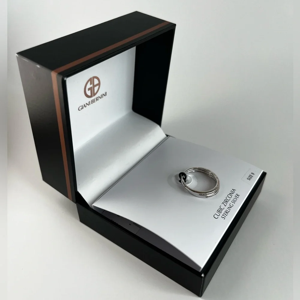 Giani Bernini Silver Cubic Zirconia Ring